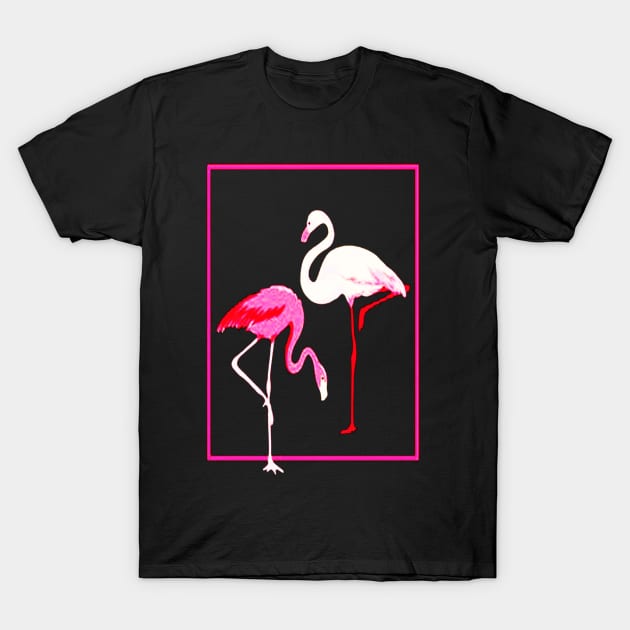 Pink Flamingos T-Shirt by dotanstav